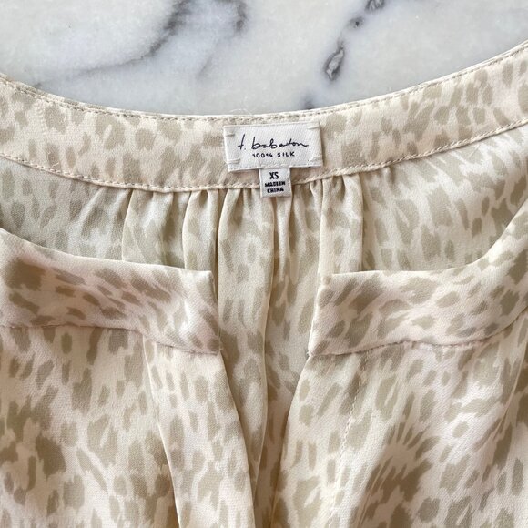 Aritzia Silk Leopard Print Silk Blouse - Picture 5 of 15